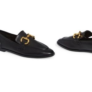 Like new Jeffrey Campbell velviteen bit loafer